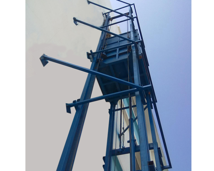 單缸雙柱鏈條導(dǎo)(dǎo)軌式升降作業(yè)(yè)平臺(tái)(tái)